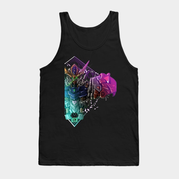 Mecha Neon Color Style Tank Top by rollout578